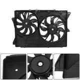 Labwork Radiator Cooling Fan Assembly 13-19 For Lincoln MKT For Ford Explorer