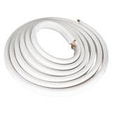 25FT Air Conditioning Tubing Hose Extension 1/4 and 3/8 Inch Insulated Copper Hoses FIT for Mini Split Air Conditioner