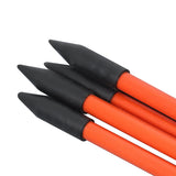 72" Inch Snow Stakes Driveway Markers 1/4 Inch Orange Plow Stakes Without Reflective Tape for Driveway Mark Snow Plow Parking Lots 100pcs