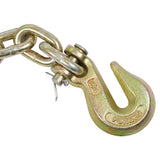 2 Pack 3/8 Inch x 20 FT Grade 70 Chain with Clevis Grab G70 Transport Tow Replacement for Different Trailer Types