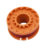 6 Pack WA0010 Trimmer String Replacement for 0.065 for Worx WG154 WG163 WG160 WG180 WG175 WG155 WG151 String Trimmer (6 Spools + 1 Caps)