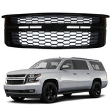 Labwork Front Upper Grille Assembly For 2015-2020 Chevy Tahoe Suburban LS LT black