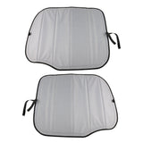 labwork 1 Pair light-shielded Rear Door Covers Designed Replacement for 2007-2018 Mercedes-Benz VS30 Gray