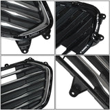 Front Bumper Upper Lower Grille For Chevrolet Trax 2017-2020 Black Plastic Trim