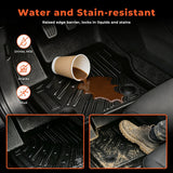 labwork Custom Fit TPE All-Weather Floor Mats for 2013-2019 Ford Escape C-Max