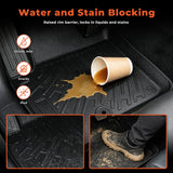 Floor Mats Replacement for Caliber 2007-2012 | 4Pcs Front and Rear, TPE Material, Black
