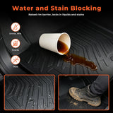 For Toyota 4Runner 2013-2024(7 Seats) Floor Mats & Cargo Liner w/Backrest Mat