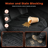 5PCS TPE All-Weather Floor Mats Cargo Liner for 2021-2024 Ford Bronco 4-Door