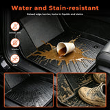 3-Piece Custom 3D TPE Floor Liners (1st & 2nd Row) for 2016-2025 Chevy Malibu (Fits Hybrid)