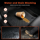 Labwork 3PCS TPE All-Weather Floor Mats for 2013-2017 Honda Accord