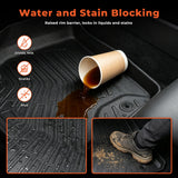 For 2001-2007 Toyota Highlander TPE Floor Mats Liner 3PCS New 3D Front & Rear
