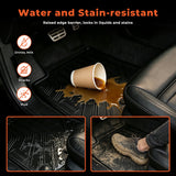 3-Piece All-Weather TPE Floor Mats Set for 2015-2025 Ford Mustang GT EcoBoost & Mach 1