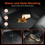 3PCS TPE All-Weather Floor Mats for 2022-2025 Jeep Grand Cherokee