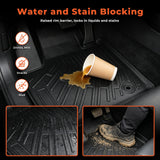 2Pcs Front TPE Car Floor Mats Replacement for Transit Connect 2010-2013
