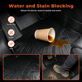 3D Custom Fit TPE Floor Liners & Trunk Cargo Mat Set for 2007-2014 Ford Edge & 2007-2015 Lincoln MKX - All-Weather Protection (Excludes 2015+ Edge / 2016+ MKX)