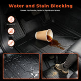Floor Mat For 2021-2024 Toyota Sienna 8 Seat All Weather TPE Heavy Duty Liner