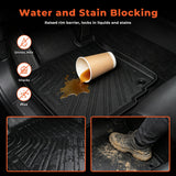Floor Black Mats for Cars Liner Carpets 3Pcs Replacement for CRV 2012-2016