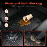 4PCS TPE All-Weather Floor Mats Cargo Liner for 2017-2022 Honda CR-V