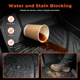 Car Floor Mats for 2014-2019 Toyota Highlander Front + Rear All Weather 3D Liner