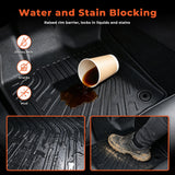 For 2009-2013 Toyota Corolla / Matrix TPE 3D 2 Row Floor Mats Liner Set Black