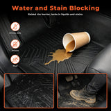Black 1Pcs Front TPE Car Floor Mats Replacement for Transit 150 250 350 350HD 2015-2021