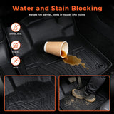 3PCS TPE All-Weather Floor Mats for 2018-2022 Honda Accord