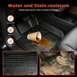 4PCS TPE All-Weather Floor Mats Cargo Liner for 2021-2025 Ford Bronco 4-Door