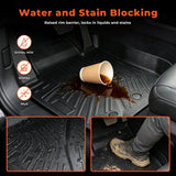 All Weather TPE Floor Liners and Trunk Mat and Backrest Mats for 2009-2012 Ford Escape/2009-2011 Mazda Tribute/Mercury Mariner