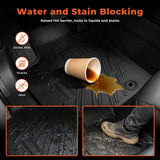 4PCS Floor Mats Black TPE Replacement for Du-Rango 2016-2026 7-Seater