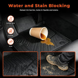 Black 3Pcs Front and Rear TPE Car Floor Mats Replacement for Corsair 2020-2026