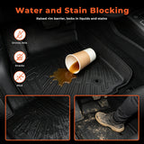 4PCS Floor Mats Black TPE Replacement for Pilot 2009-2015