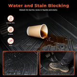 For 2003-2009 Toyota 4Runner TPE All-Weather Front & Rear Floor Mats Liners 3Pcs