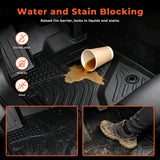 3PCS TPE All-Weather Floor Mats for 2014-2019 Toyota Corolla