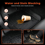 labwork 3PCS Floor Mats Black TPE Replacement for X3 2018-2024 Replacement for X4 2019-2024