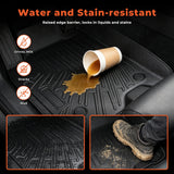5PCS TPE All-Weather Floor Mats Cargo Liner for 2021-2026 Chevy Tahoe Yukon