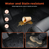 labwork 3PCS Floor Mats Black TPE Replacement for Flex 2009 2010 2011 2012 2013 2014 2015 2016 2017 2018 2019