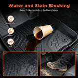 Car Floor Mats Liner Set For 2022-2025 Ford Maverick 3D Molded TPE All-Weather