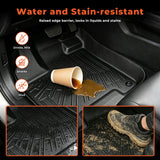 3-Row All-Weather TPE Floor Mats Set for 2016-2022 Honda Pilot (8-Passenger)