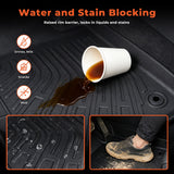 3D TPE Floor Mats & Trunk Cargo Liners All Weather Fits 2012-2017 Toyota Prius V