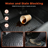 Floor Mats 3 Row Liner Set for 2011-2012 Toyota Sienna 8seats