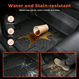 4-Piece All-Weather TPE Floor Mats for 2022-2025 Nissan Pathfinder (7-Seat) & QX60 (6-Seat)