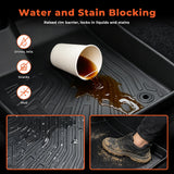 Floor Mats for 2022-2026 Toyota Tundra Double Cab All Weather 3D Floor Liner