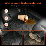 labwork 3-Piece 3D TPE All-Weather Floor Mats for 2014-2021 Toyota Tundra CrewMax Double Cab