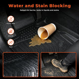 Labwork 4PCS TPE All-Weather Floor Mats Cargo Liner for 2018-2024 BMW X3