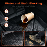 For Ford Ranger Super Crew Cab 2024-2025 Floor Mats & 5FT Truck Mat