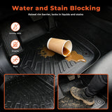 4PCS Floor Mats Black TPE Replacement for Enclave 2018-2024