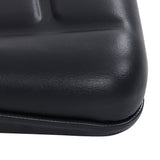 Universal Fold Down Forklift Seat with Adjustable Angle Back and Slide Replacement for Excavator Forklift Tractor Skid Loader Backhoe Dozer Telehandler Heavy Mechanical Seat