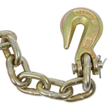 2 Pack 3/8 Inch x 20 FT Grade 70 Chain with Clevis Grab G70 Transport Tow Replacement for Different Trailer Types