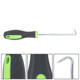 6 Inch 11 Gauge 200pcs Galvanized Garden Stakes 200pcs Gaskets 1pick Hook Landscape Staples Set Replacement for Weed Fabric Barrier