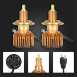 labwork H7 LED Headlight Bulbs,12000LM 6500K Cool White 6 Sides CSP Chips Super Bright Headlight Replacement Kit,Pack of 2